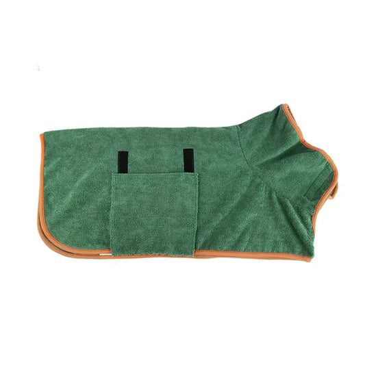 Dog Bathrobe Microfiber Quick Drying Bathrobe Bath Towels for Small Medium Large Dogs Cats Pet Clothes Coat Dog Accessories